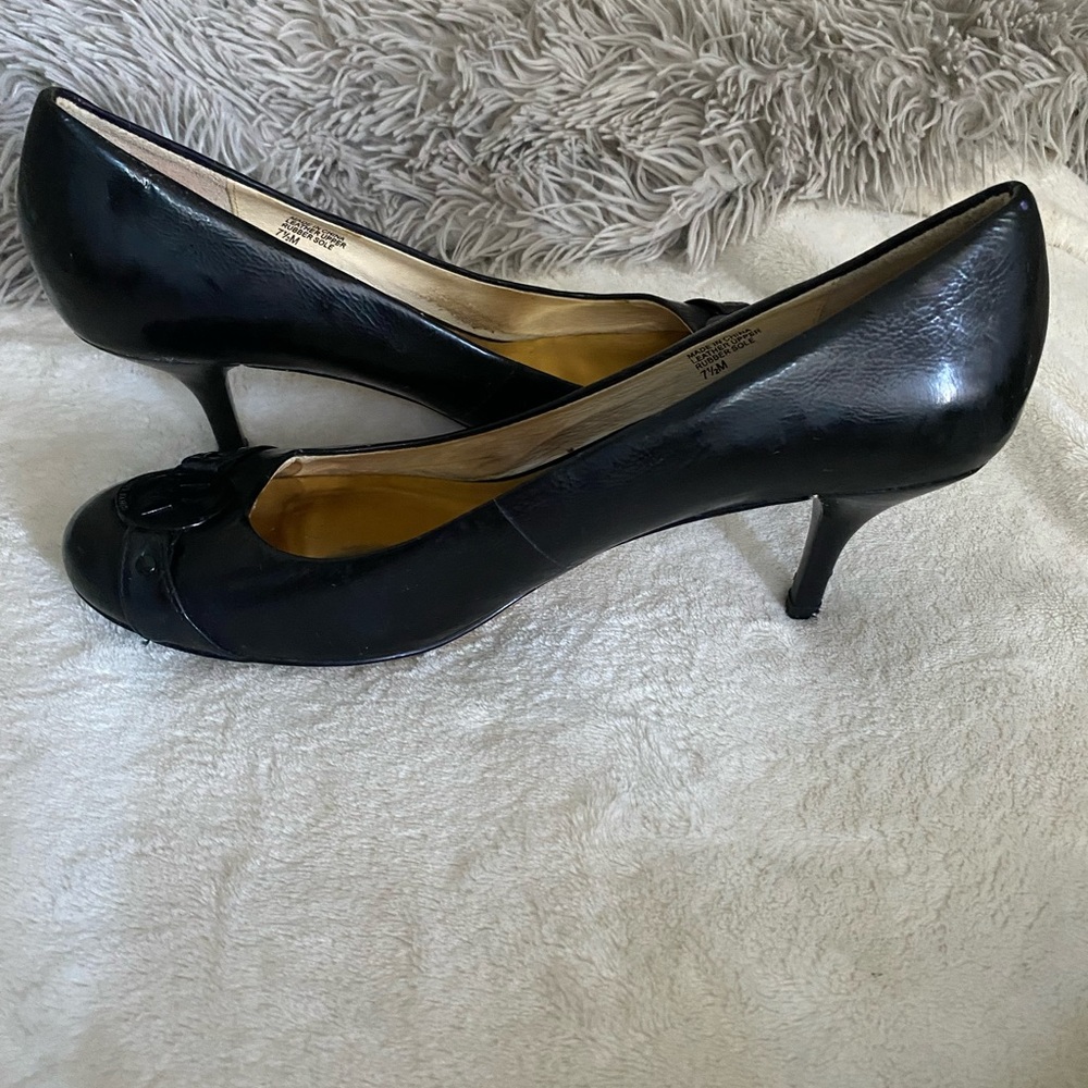 Michael Kors Black Leather Heels